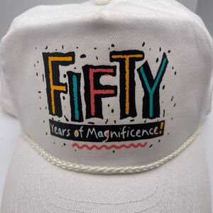 Vintage 50th Birthday Hat